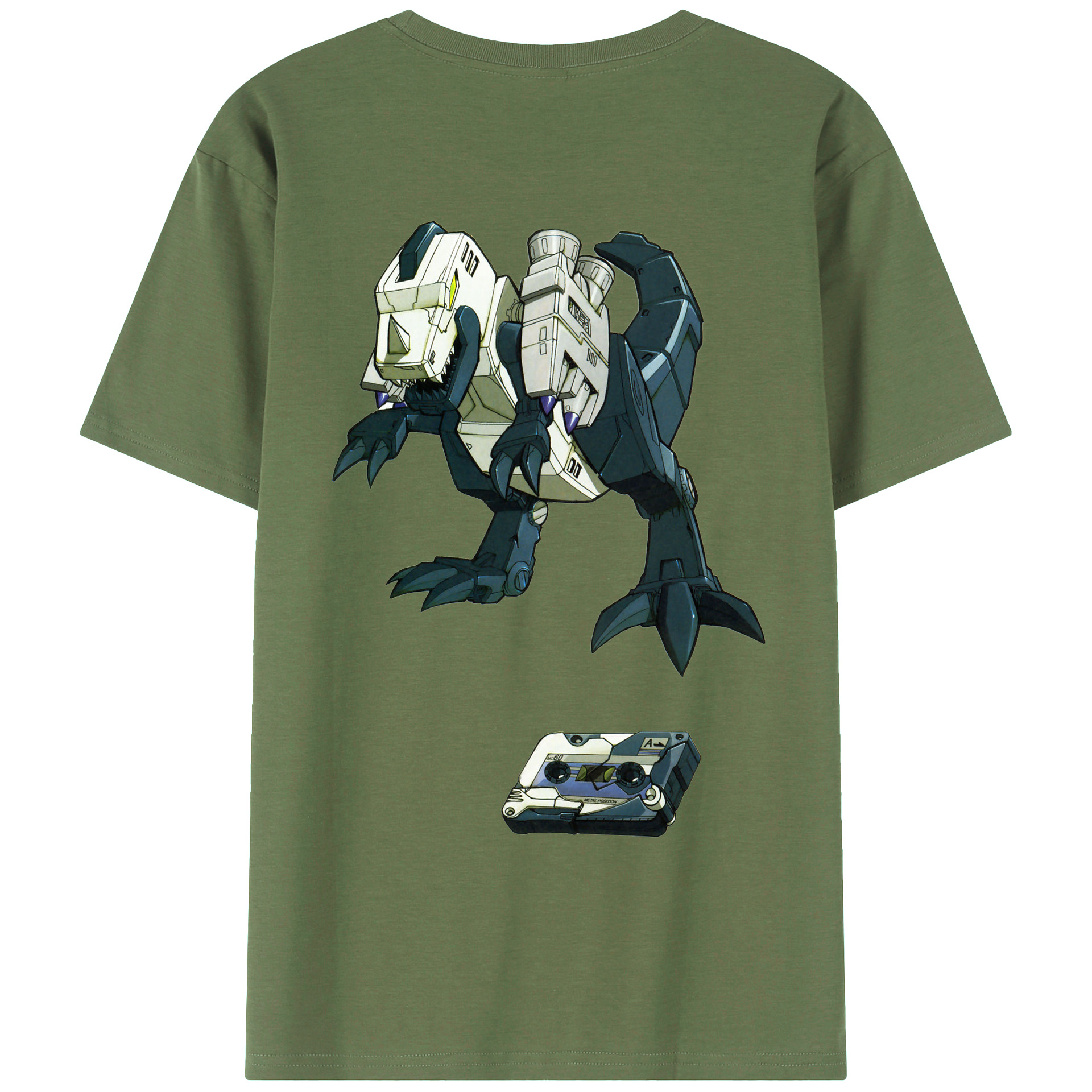 （画像用）  綿100％ メンズ半袖Tシャツ（バックプリント） 通気性